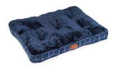 HOP Navy Check Tweed Boxed Duvet