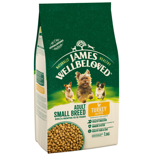 JW Dog Adult Small Breed Turkey & Rice