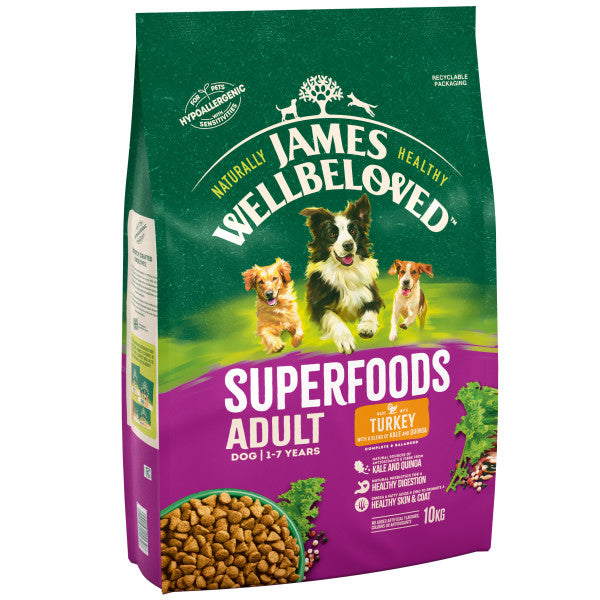 JW Dog Adult Superfoods Turkey