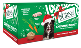 Burns Xmas Dog Tray Turkey 12x150g