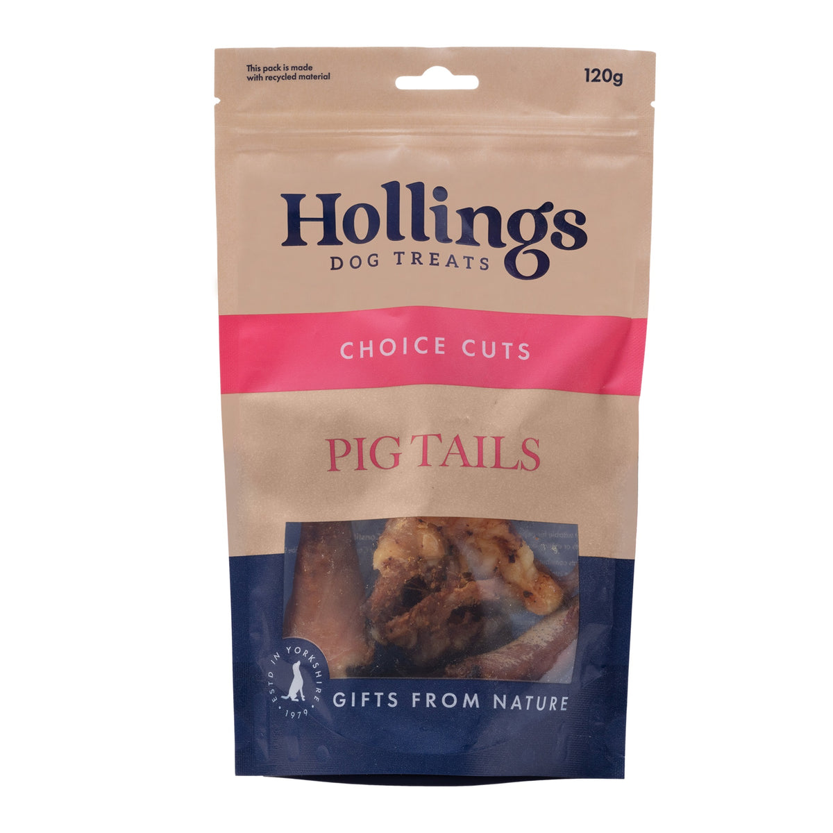 Hollings 100% Nat Pig Tails 8x120g