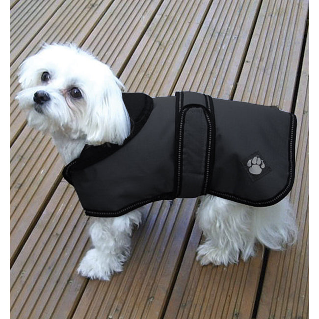 DD Luxury Dog Coat Ebony