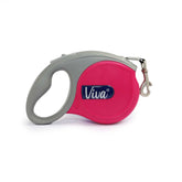 Ancol Viva Retractable Lead Medium Pink