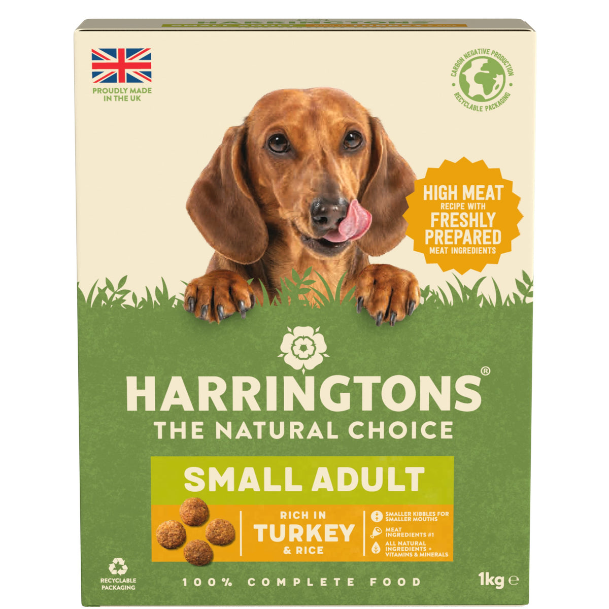 Harringtons Small Dog Turkey 5x1kg