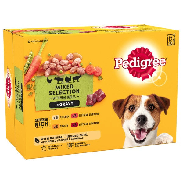 Pedigree Pch Real Meals Gravy 4x12x100g