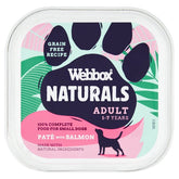 Webbox Nat Dog Adlt Salmon Pate 11x150g