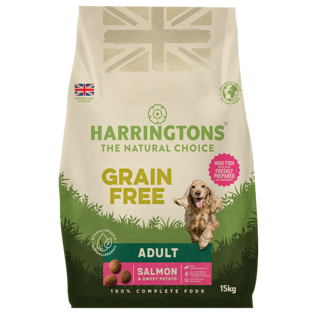 Harringtons Dog Grain Free Salmon