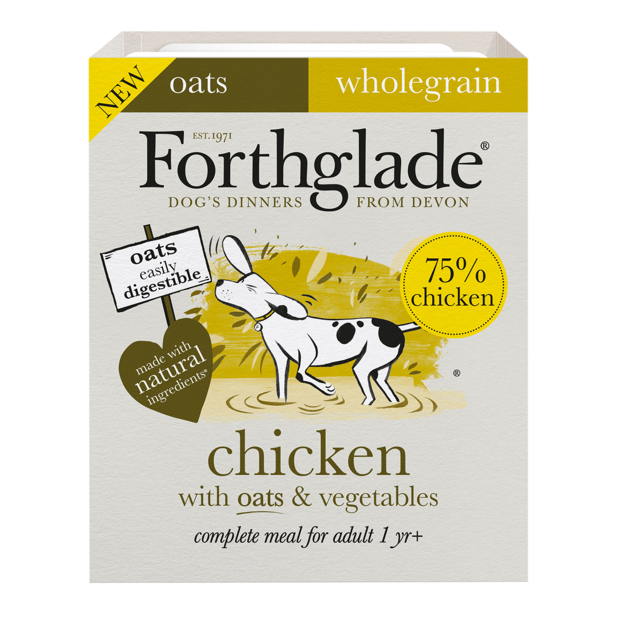 Forthglade Comp Adult WG Chick 18x395g