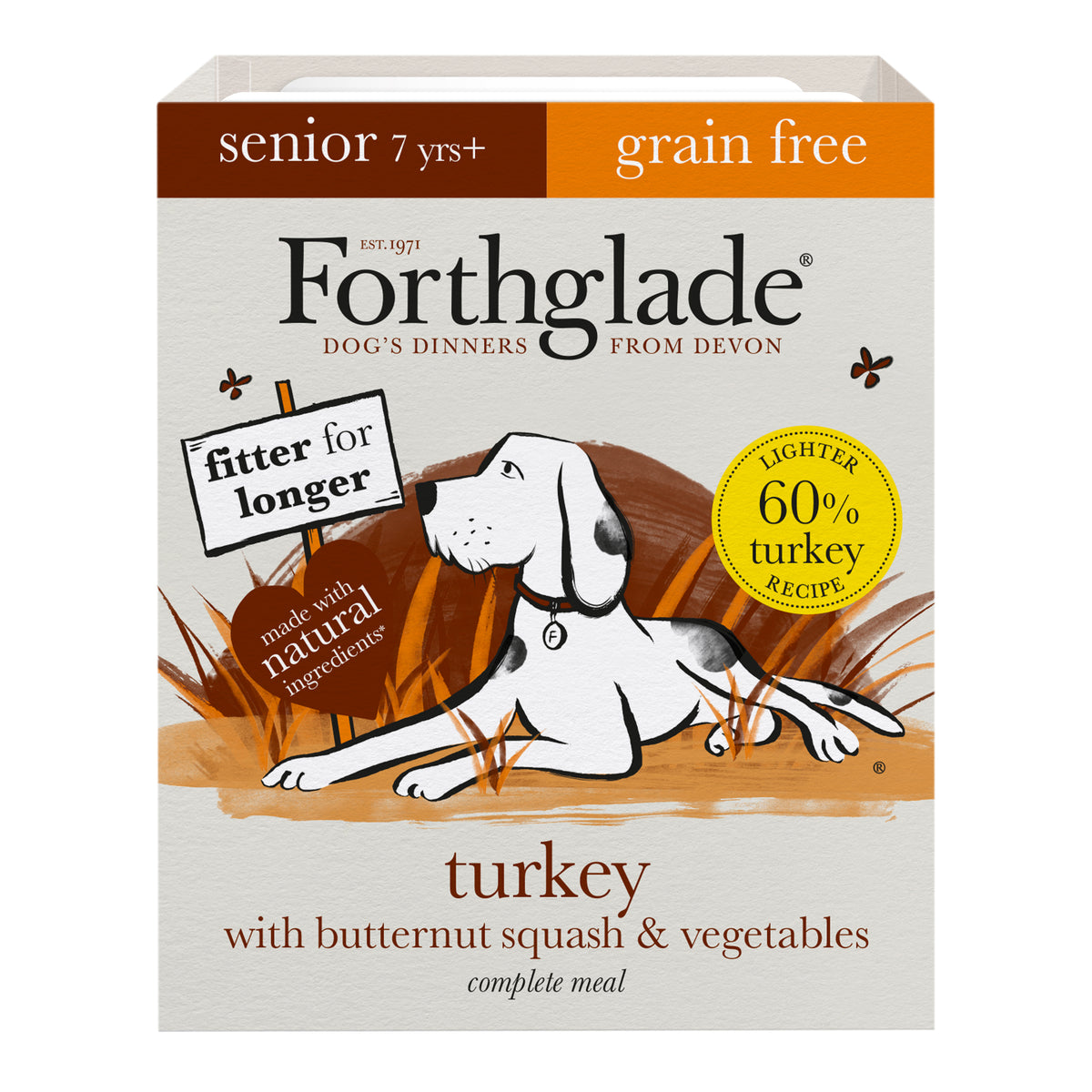 Forthglade Comp Senior GF Turkey 18x395g