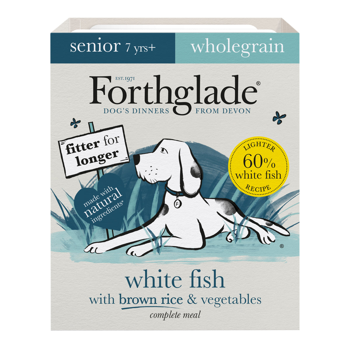 Forthglade Comp Senior WG WhtFsh 18x395g