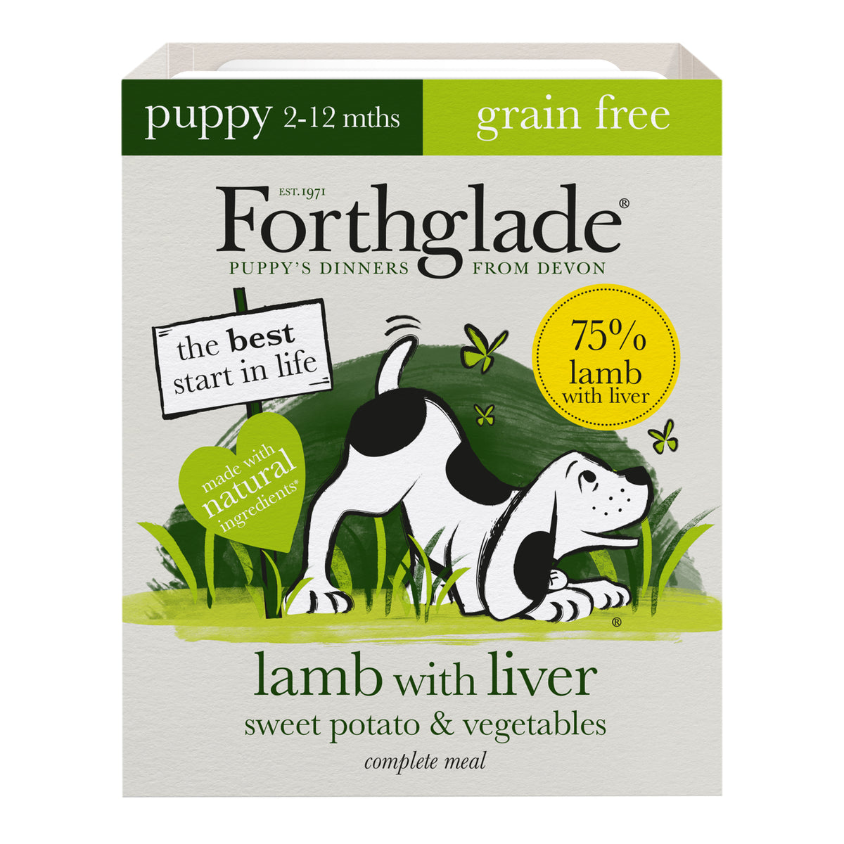 Forthglade Comp Puppy GF Lamb 18x395g