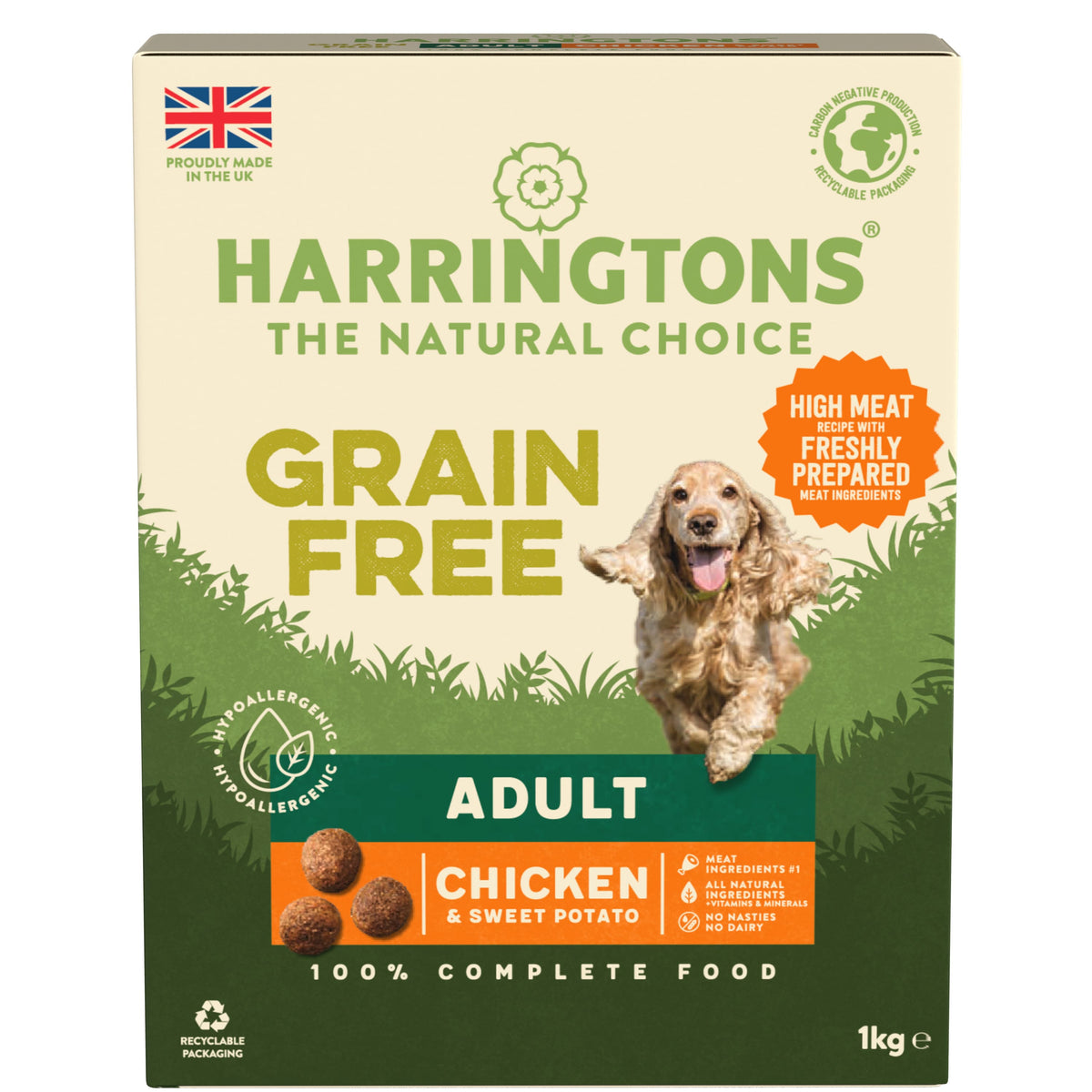 Harringtons Dog Grain Free Salmon 5x1kg